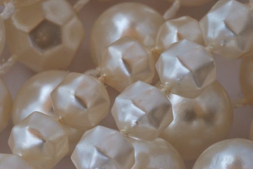 close up of pearls