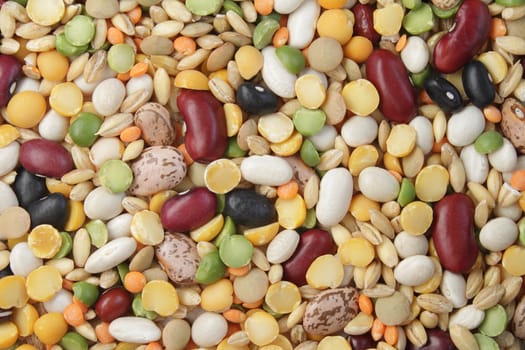 Various beans background