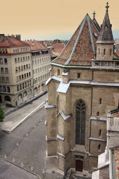 Cathedral Saint Pierre in Geneva, Switzerland 