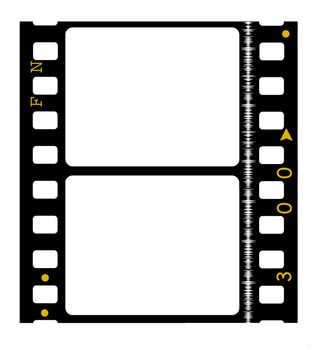 35mm color movie film,2D digital art