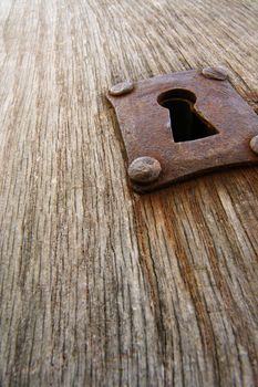 On an old door in le Mont-Saint-Michel
