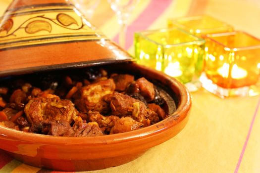 Moroccan Tagine, an oriental cooking from north africa