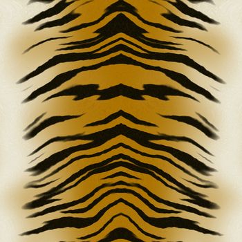 Fur of a tiger. Illustration.