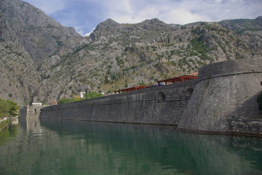 Old fortress in Kotor (Montenegro)  