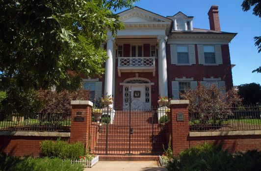 A historical mansion in Denver's wealthy country club district 