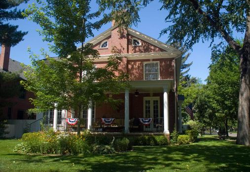 A classic mansion in downtown Denver's county club district is ready for the 4th of July