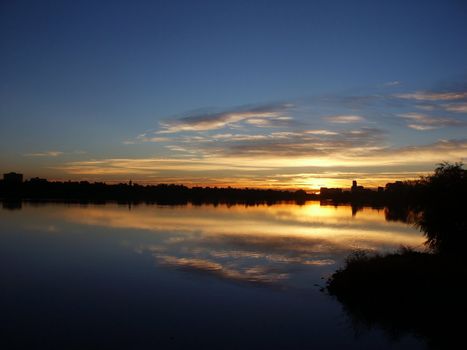 Water Sky and Sunrise