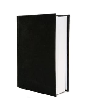 Small black notebook with blank cover