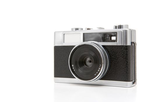 Children's 35mm film camera on a white background