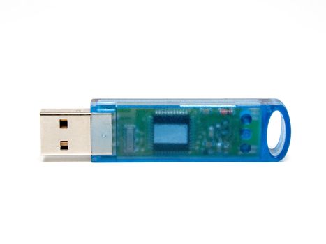 USB dongle ( protection key ) on a white background