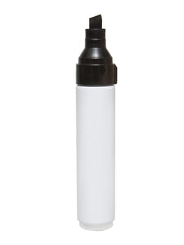 Black felt tip marker isolated on a white background