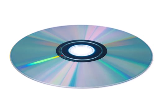 DVD disc on a white background