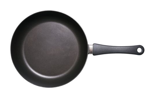 Fry pan isolated on a white background with clipping path included