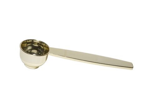 Coffee scoop isolated on a white background with clipping path