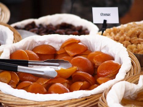 Fresh and dry fruit in Helsinki city center