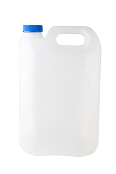 Plastic container isolated on a white background