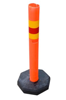 Traffic cone isolated on a white background