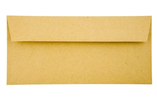 Envelope isolated over white background