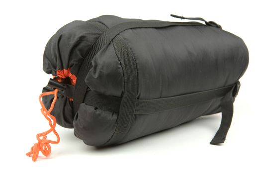 Sleeping bag isolated on a white backgroun