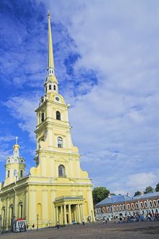 Peter and Paul's Orthodox Cathedral in Saint Petersburg, Russia