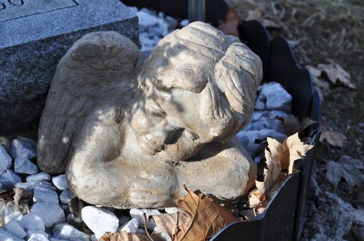 Gravesite - Angel - in rocks