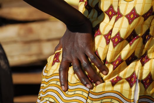 hands of an African woman