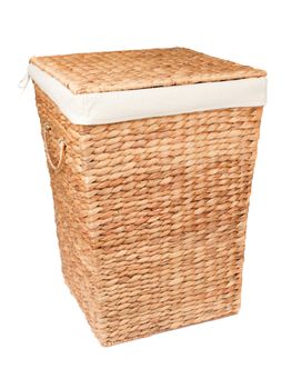 Laundry basket isolated on white background