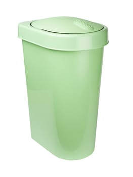 Trash bin isolated on white background