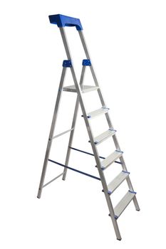 Step ladder isolated on white background