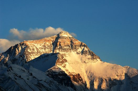 Scenery of Mount Everest in Tibet China