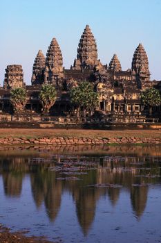 Landscape of the famous Angkor Thom in Siem Reap,Cambodia