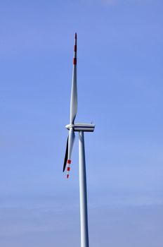 wind turbine on sunny day