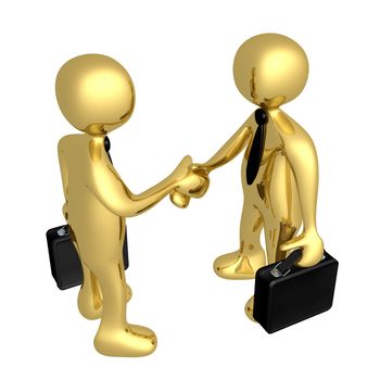 Computer Generated Image - Business Deal .