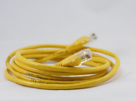 yellow rj45 cat5 patch cable