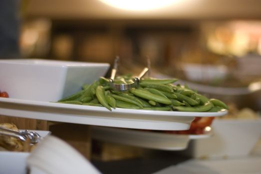 green beans appetizer served at a party