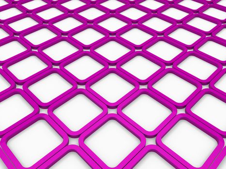 3d cube purple square background abstract white