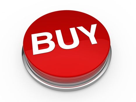 3d button buy red press push click