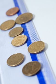 an image of coins of polish currency zloty