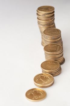 an image of coins of polish currency zloty