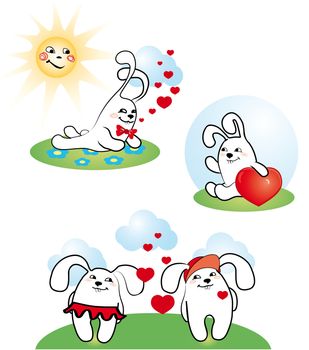 Rabbits Valentine's Day, Love bunny