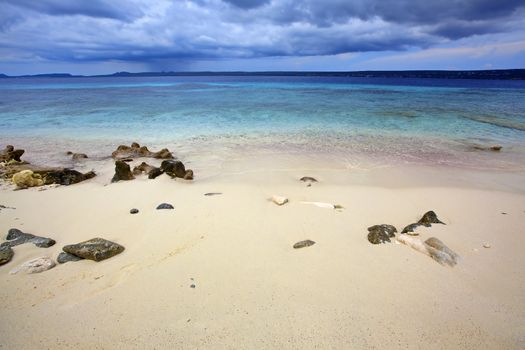 Stormy weathers coming in on the caribbean island, Bonaire