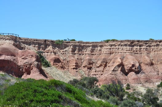 Amazing Rock formation in the Hallett Cove Conservation Park, South Australia.