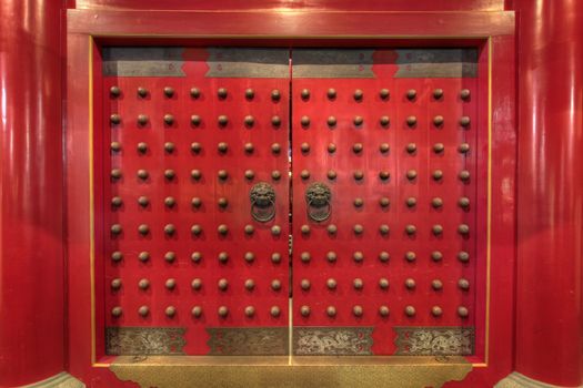 Buddha Tooth Relic Chinese Temple and Museum Door Entrance