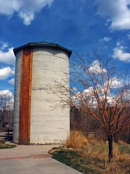Country farm silo