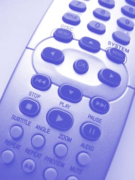 Remote control detail close-up