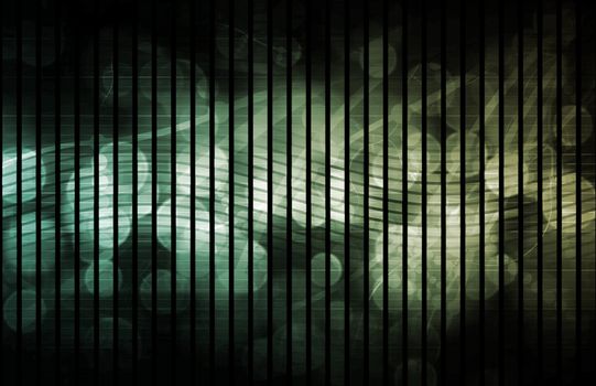 Futuristic Web Cyber Data Grid Color Background