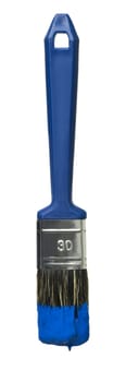 Blue Paintbrush isolated on a white background