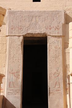 Temple of Queen Hatshepsut Luxor, Egypt, entrance to inner tomb