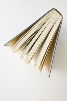 Book photographed from above