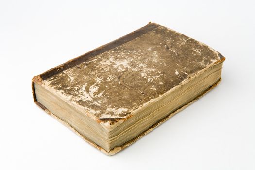 Antique book on a white background